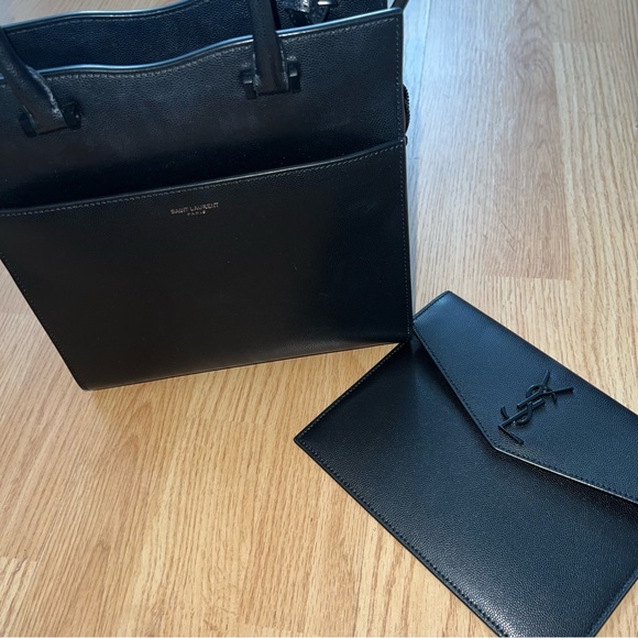 YSL Uptown Tote Bag (Black) - Picture 6 of 11